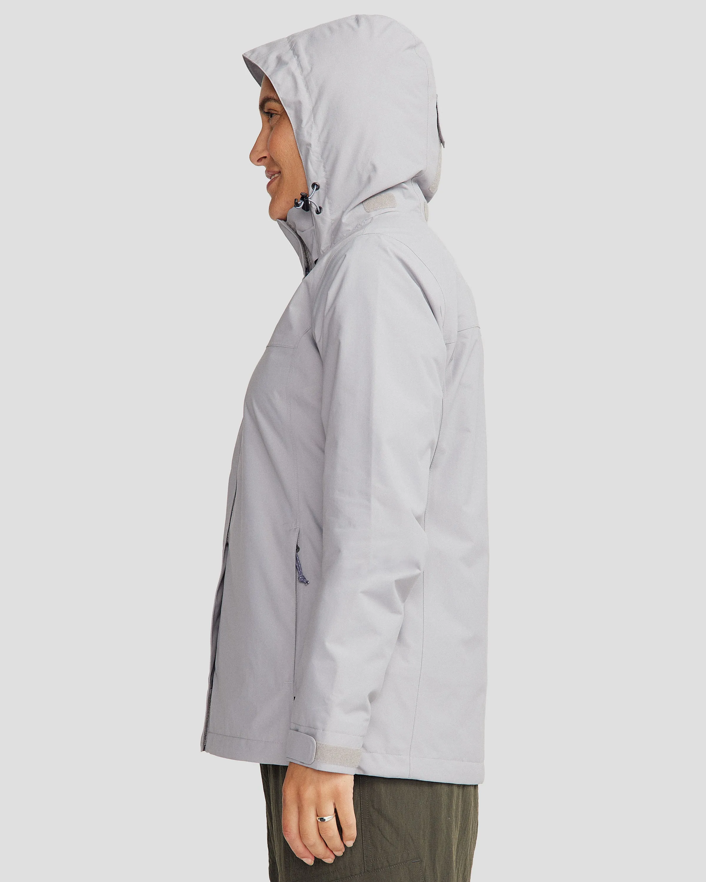 Andulo Women's Rain Jacket v3 - Light Haze