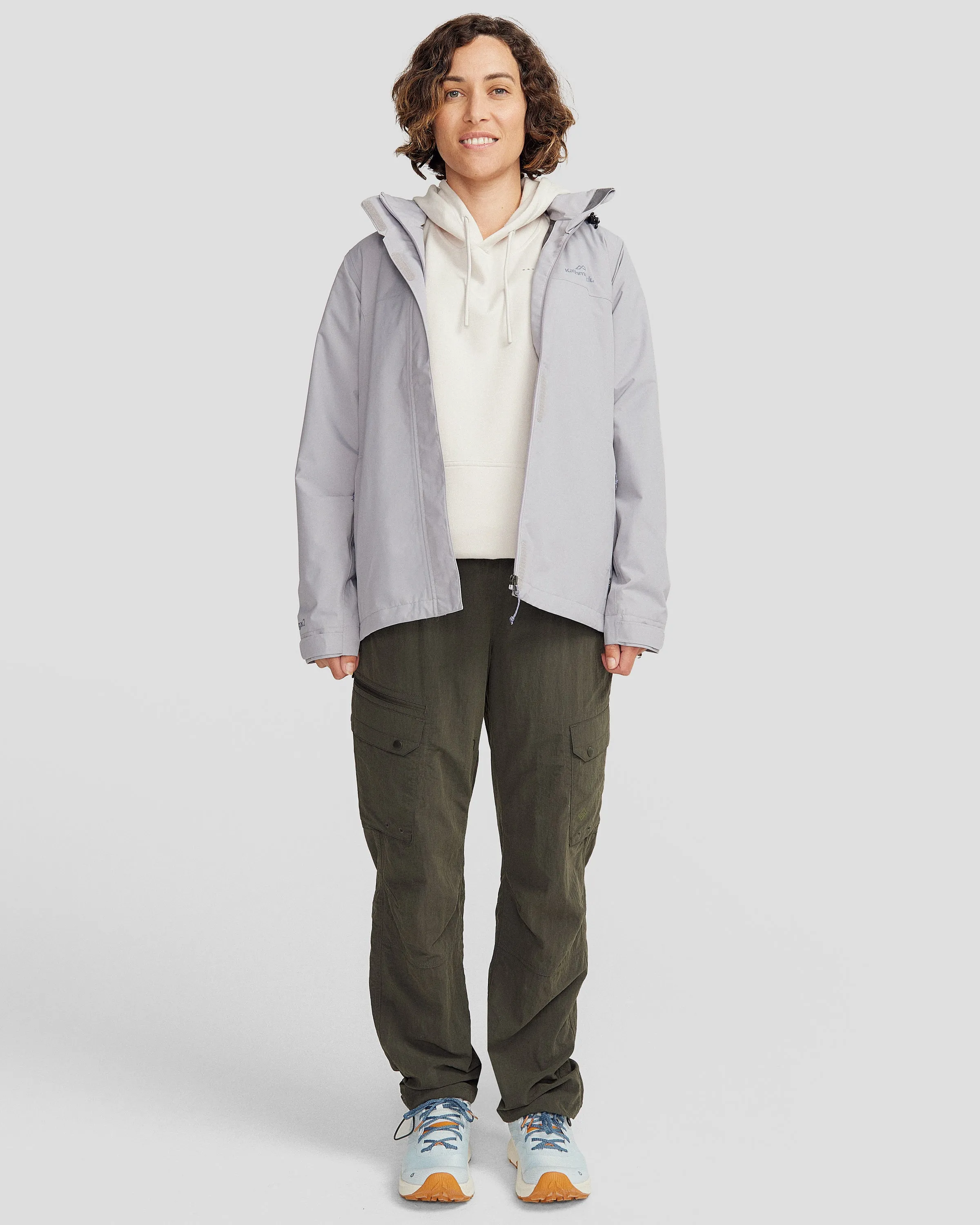 Andulo Women's Rain Jacket v3 - Light Haze