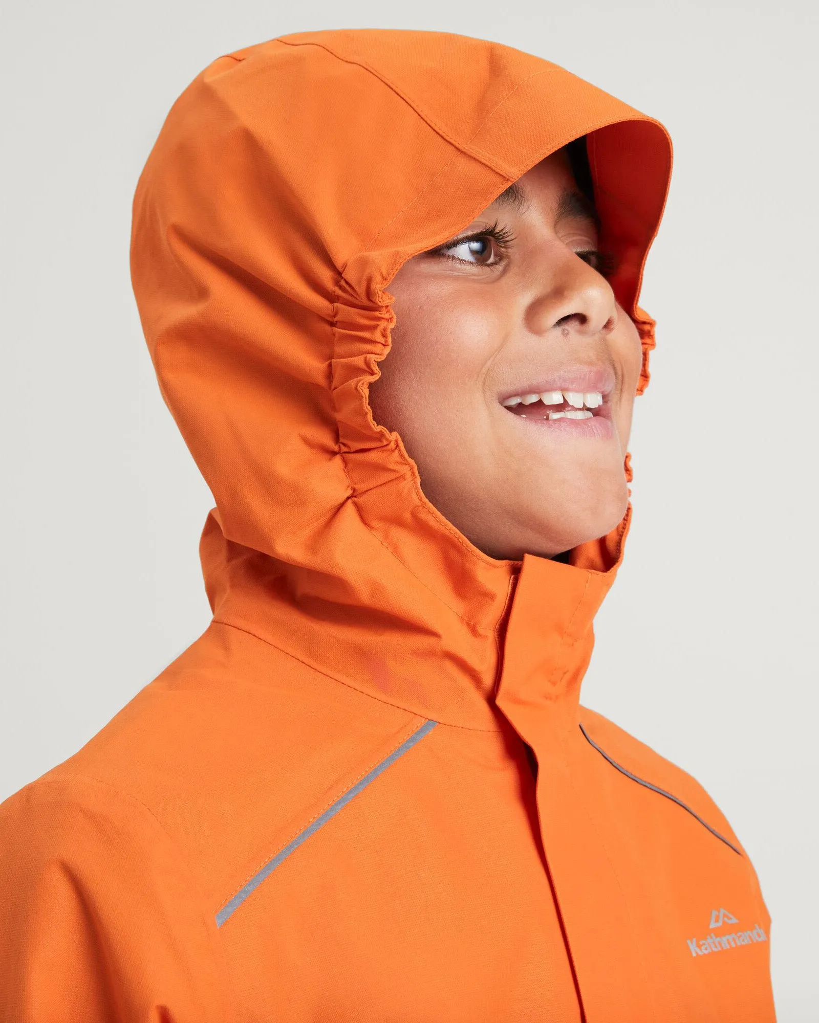 Boys' Andulo 2-layer Rain Jacket - Squash