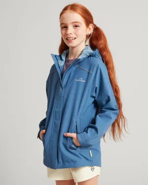 Girls' Andulo 2-layer Rain Jacket - Moonlight