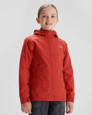 Girls' Andulo 2-layer Rain Jacket - Spicy Chilli Pepper