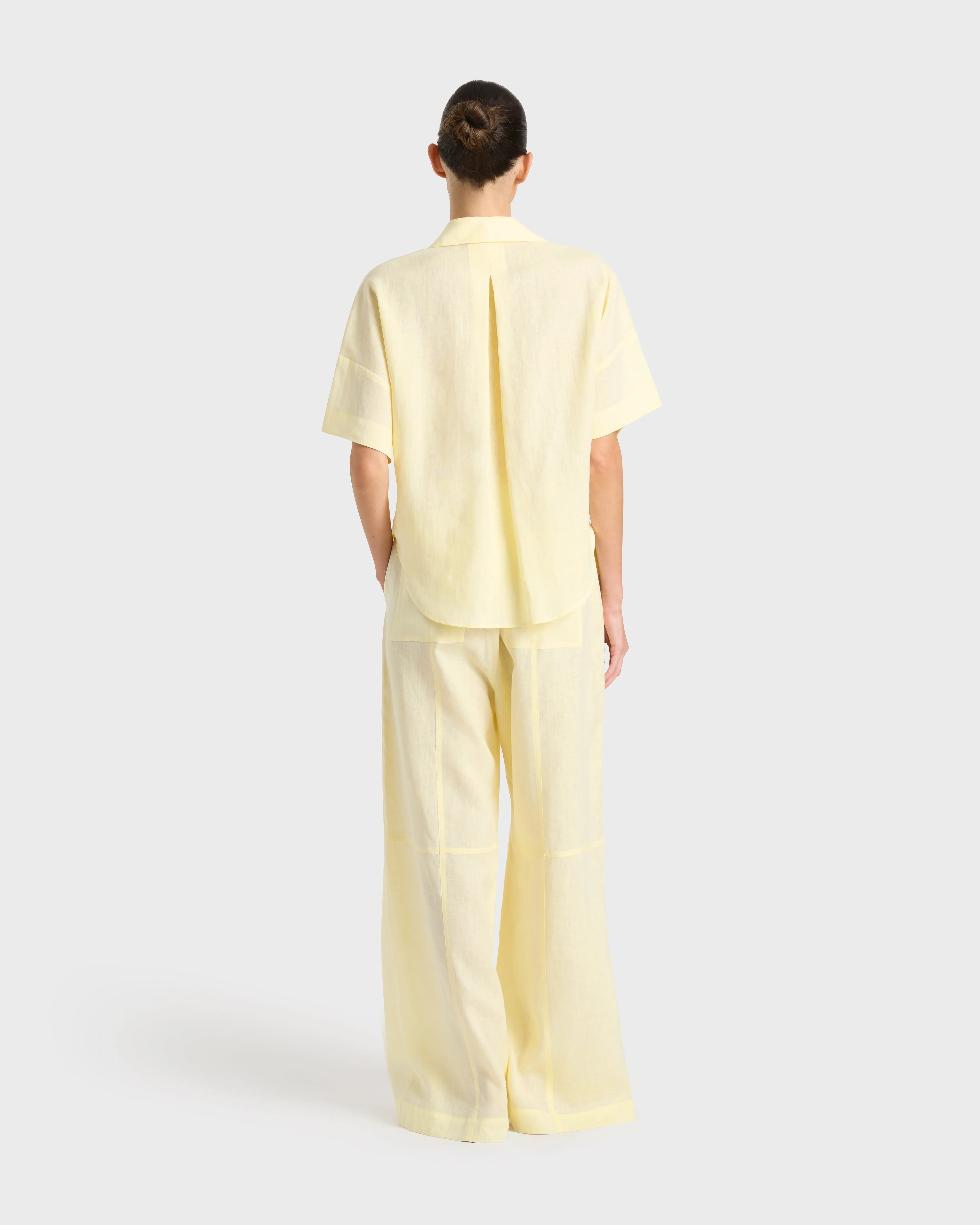 Leiden Short Sleeve Shirt - Lemon