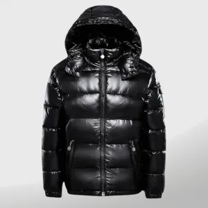 Marie Elegant long puffer jacket
