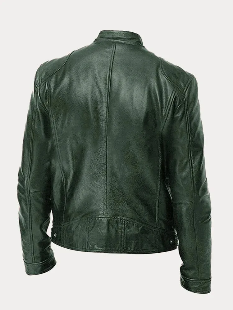 Mario | Genuine Leather Biker Jacket