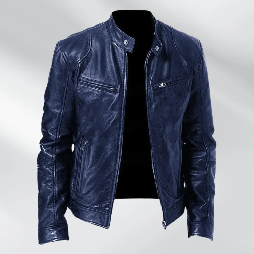 Mario | Genuine Leather Biker Jacket