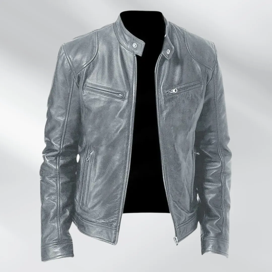 Mario | Genuine Leather Biker Jacket