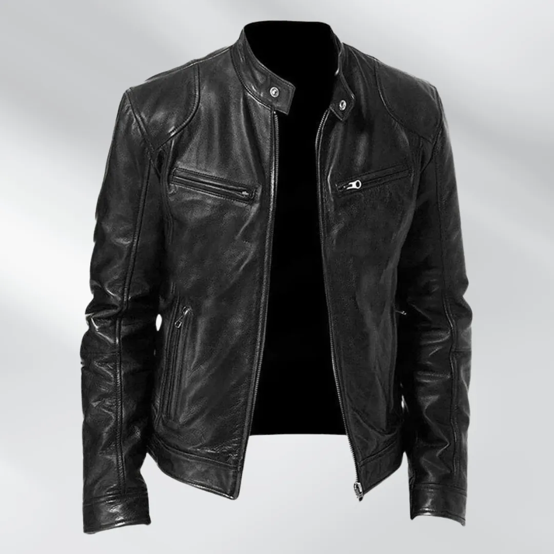 Mario | Genuine Leather Biker Jacket