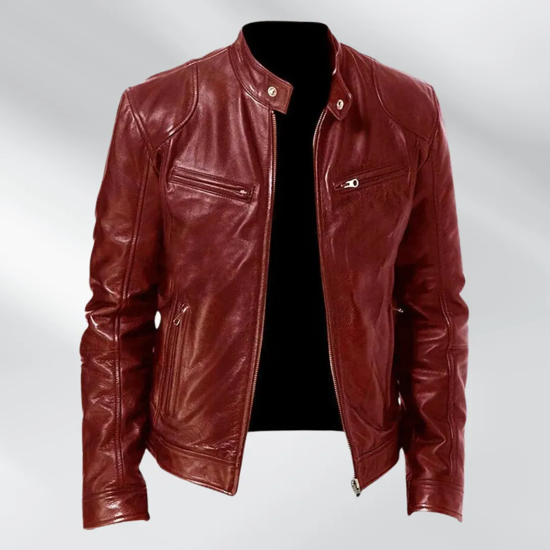 Mario | Genuine Leather Biker Jacket