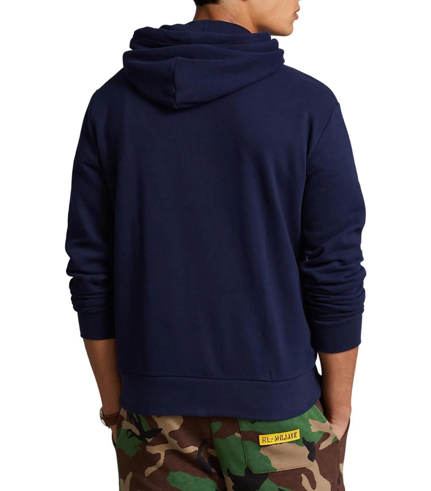 Men’s Ombré Big Pony Fleece Hoodie Navy