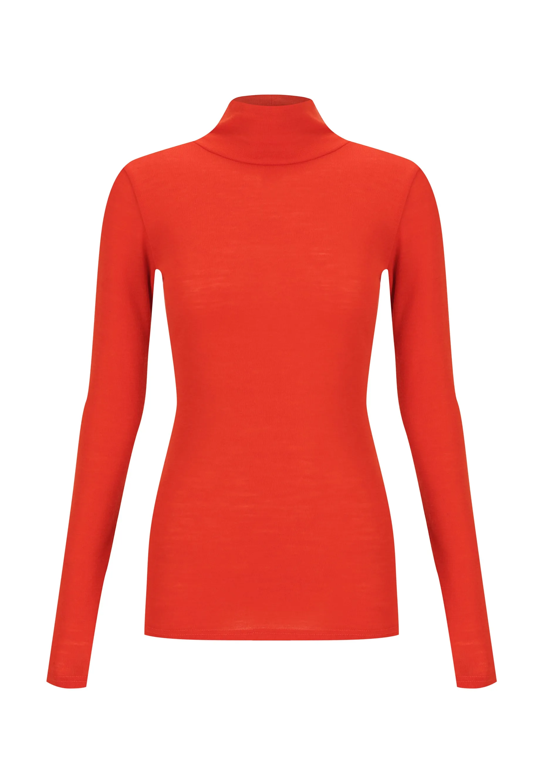 Morri Merino High Neck_Flame