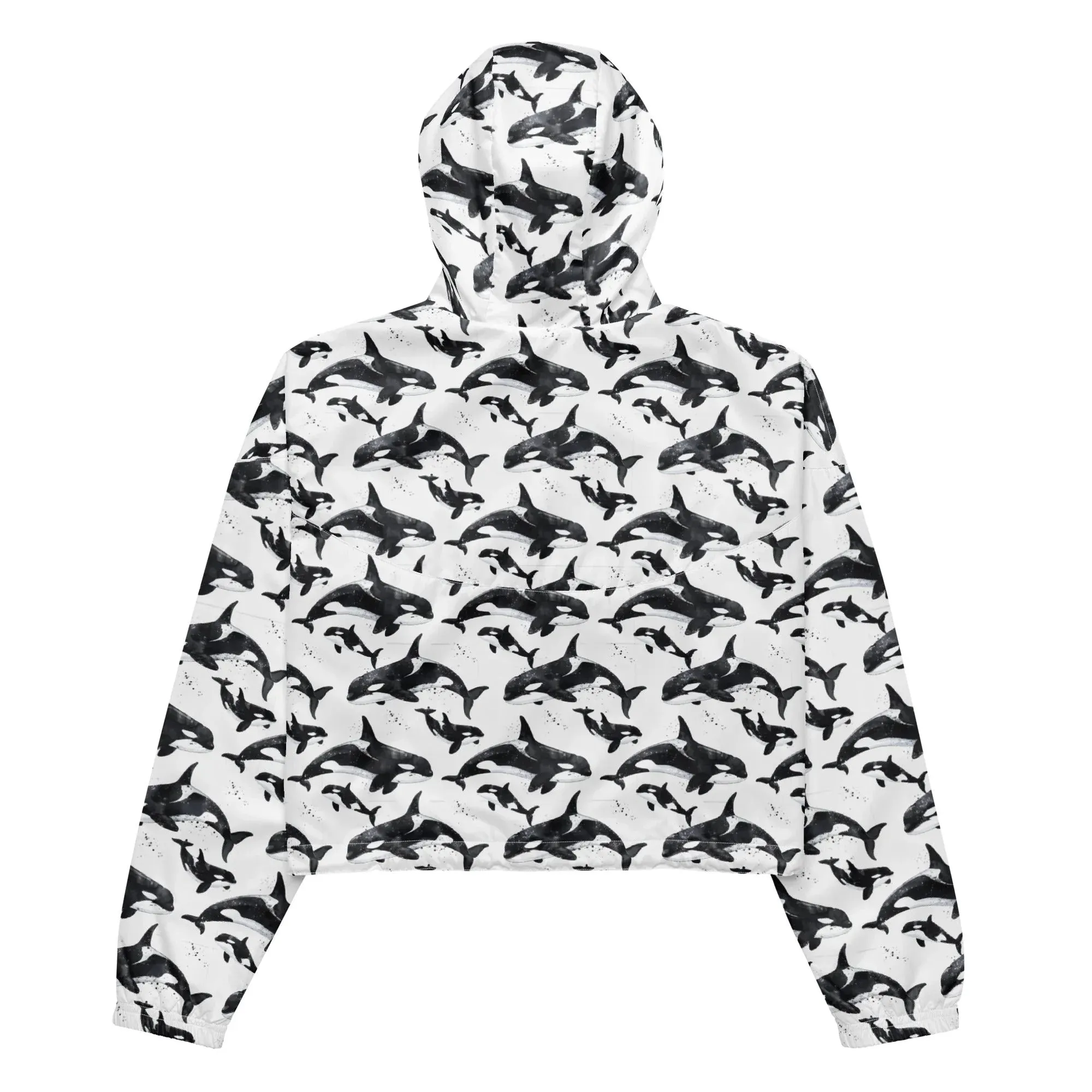 Orca Pod Womens cropped Windbreaker