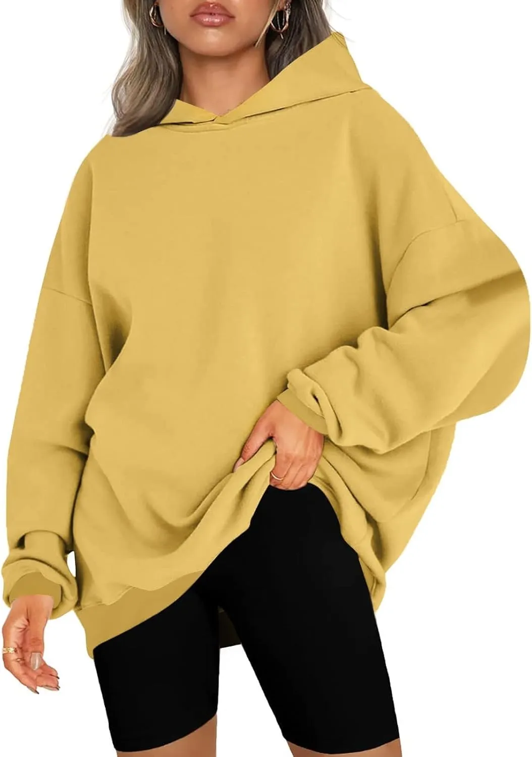 Oversized Hoodie For Women Casual Long Sleeve Hooded Sweatshirt Fall Fashion 2023 Fleece Pullover Tops y2k Clothes