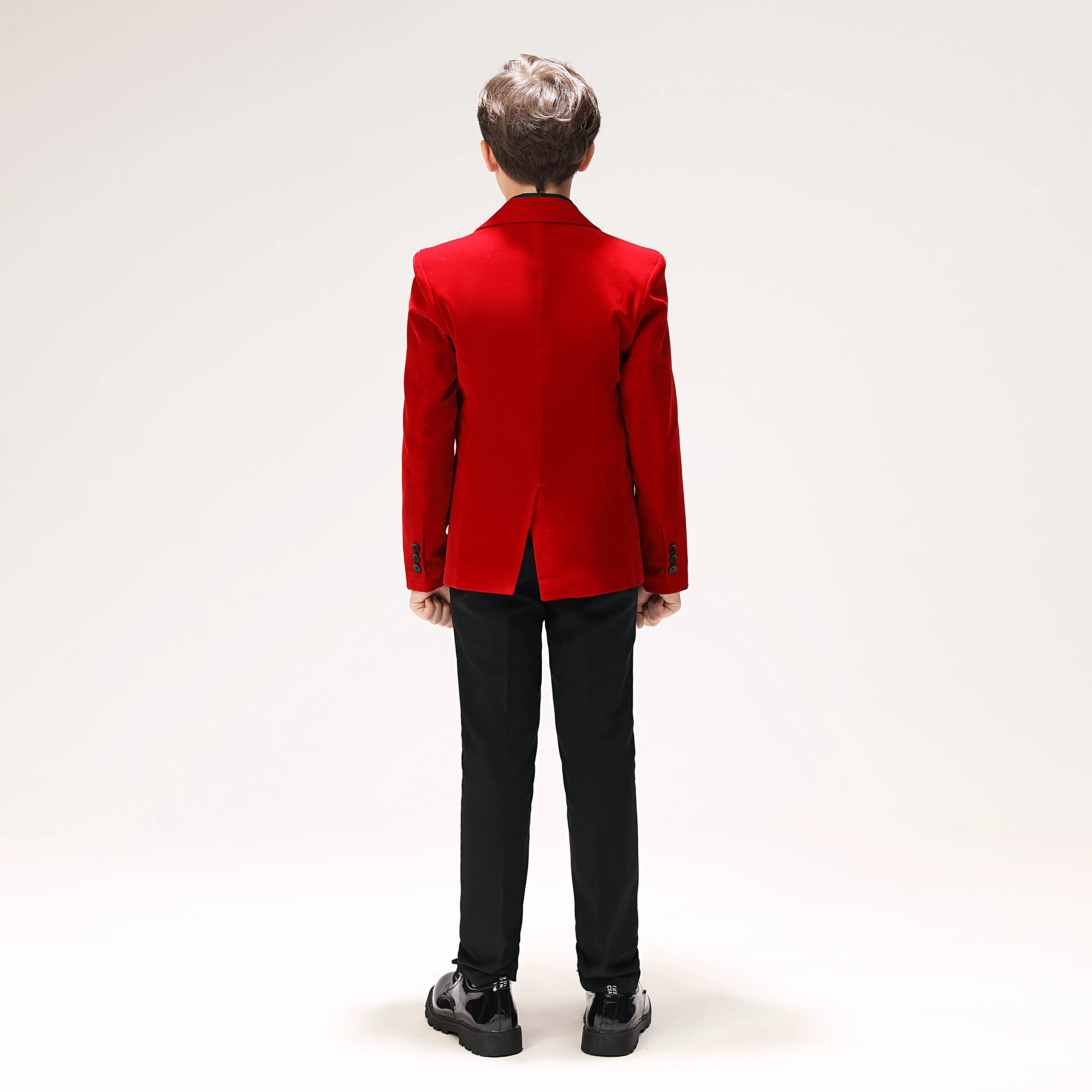 Red Velvet 5 Piece Boy's Formal Boys Suits