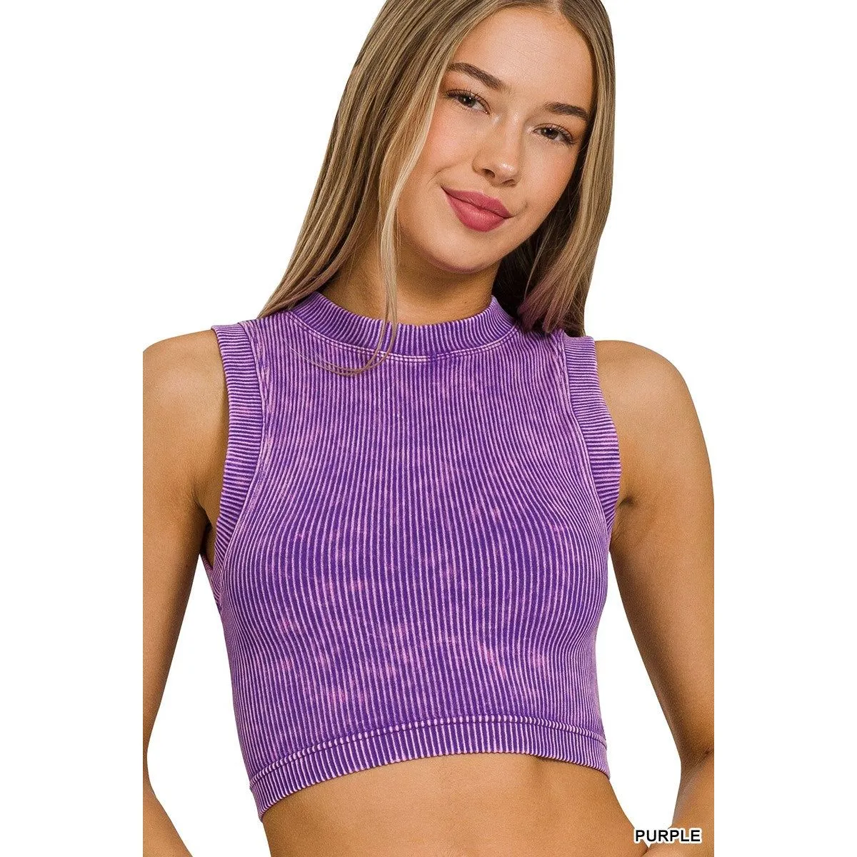 Ribbed Cropped Top (Multiple Colors Available)