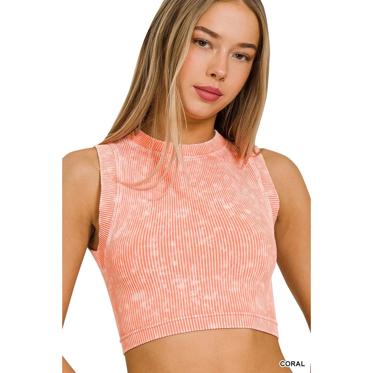 Ribbed Cropped Top (Multiple Colors Available)