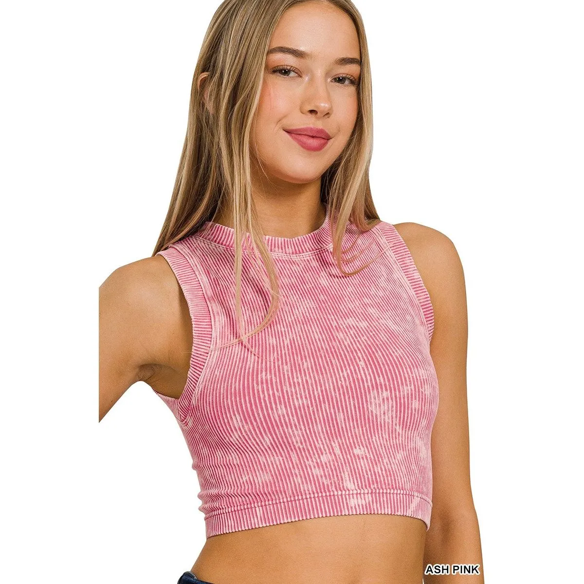 Ribbed Cropped Top (Multiple Colors Available)
