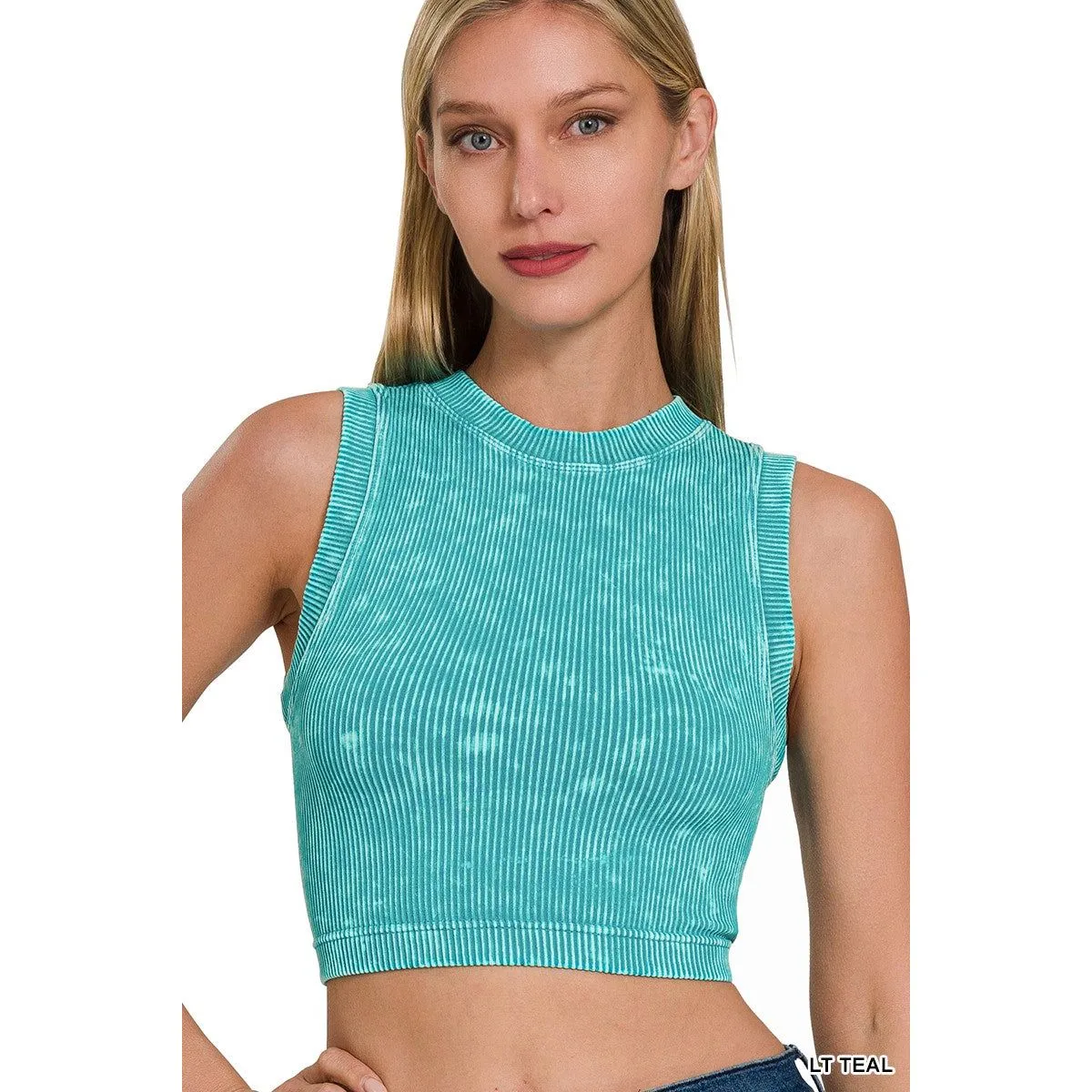 Ribbed Cropped Top (Multiple Colors Available)