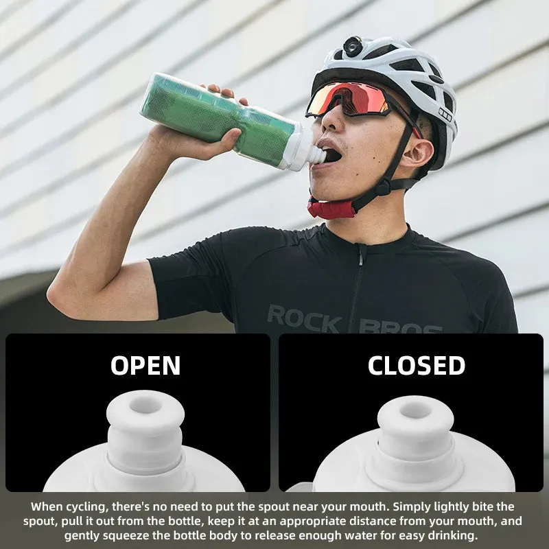 ROCKBROS Bike Water Bottle 750ml PP5 Bicycle Insulated