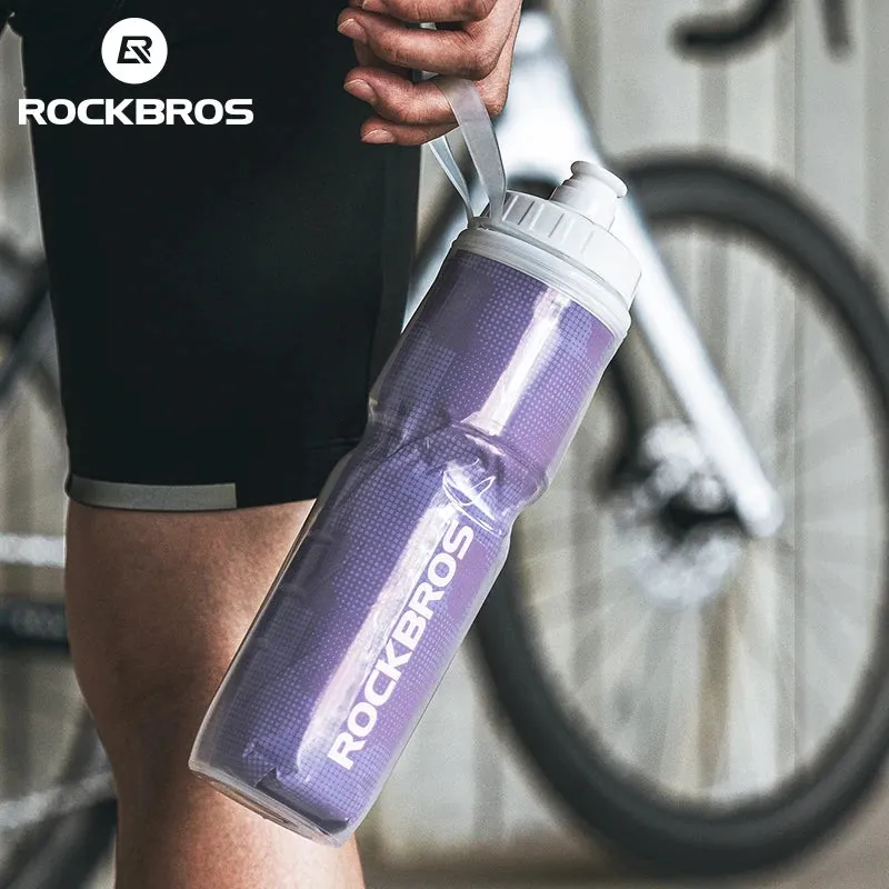 ROCKBROS Bike Water Bottle 750ml PP5 Bicycle Insulated