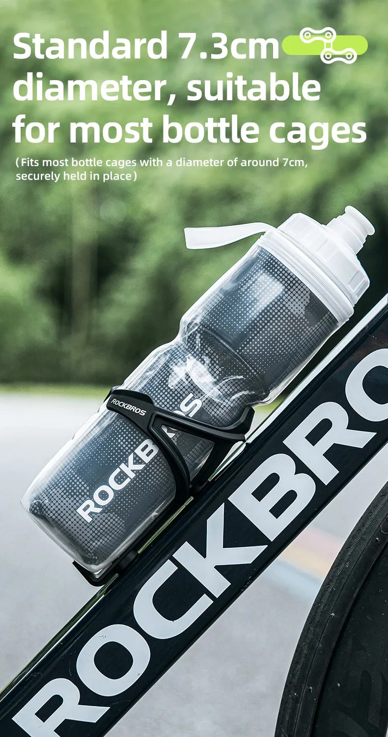 ROCKBROS Bike Water Bottle 750ml PP5 Bicycle Insulated