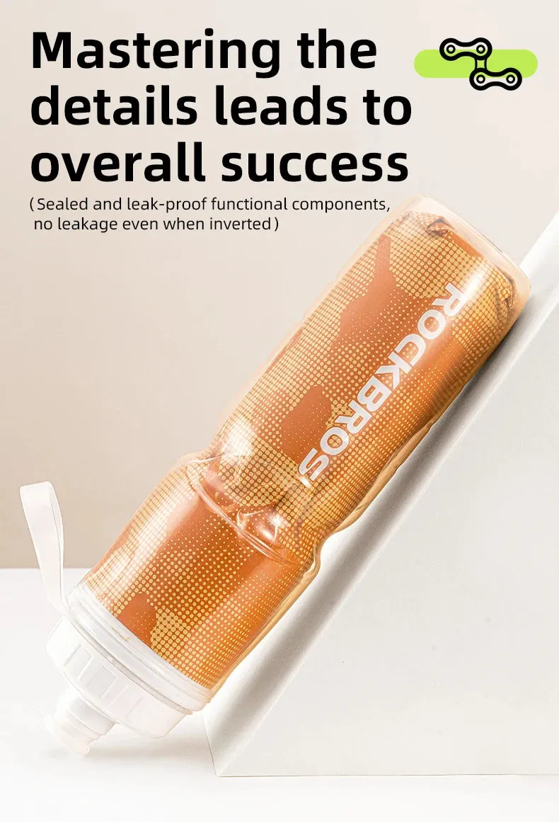ROCKBROS Bike Water Bottle 750ml PP5 Bicycle Insulated
