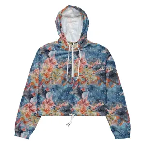 Spotted Eagle Ray Womens cropped Windbreaker