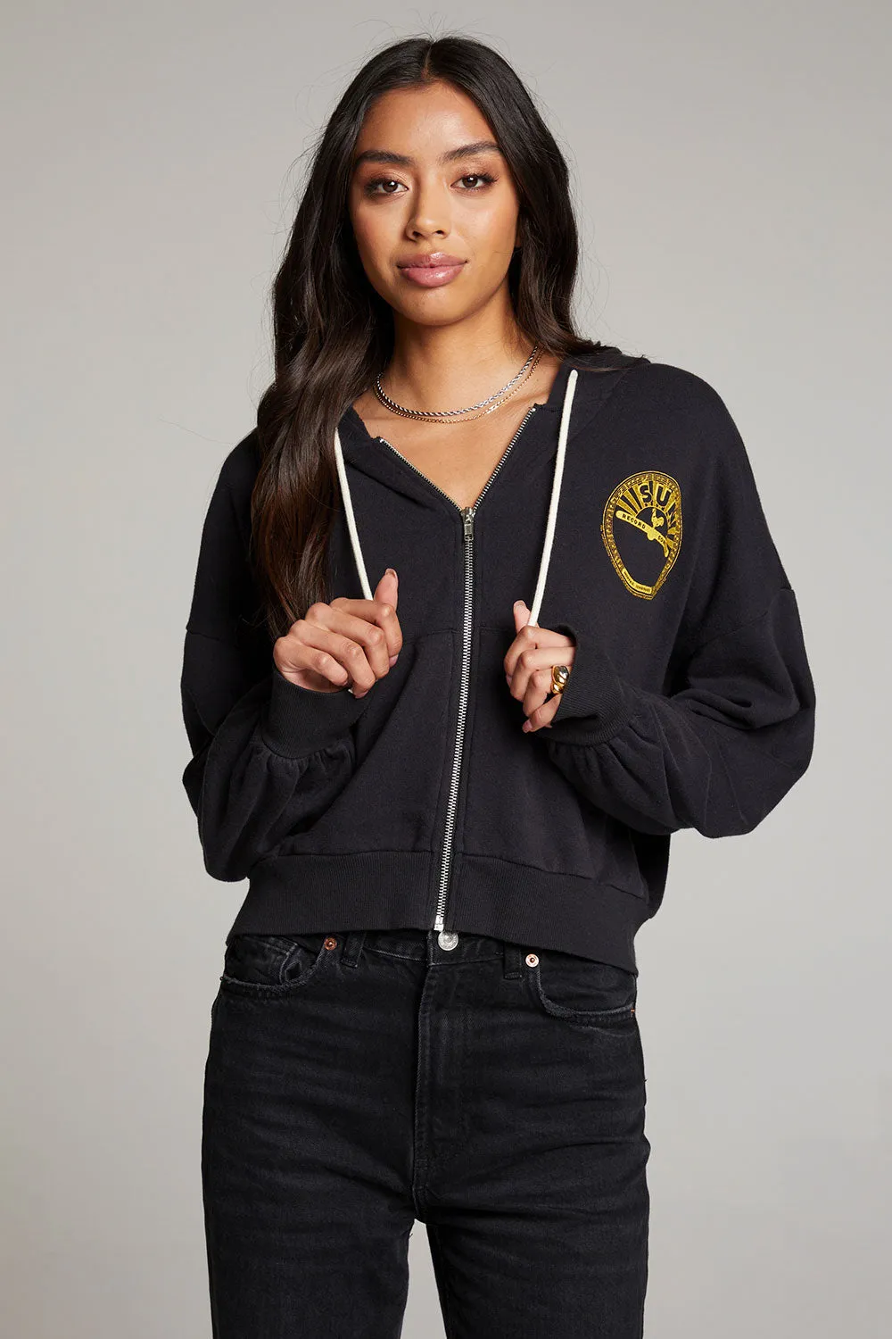 Sun Records Studded Elvis Zip Up Hoodie