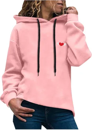 Sweatshirt Casual Printed Long Sleeved Hooded Women's Hoodies Sweatshirts Rose Hoodie Oversized Hoodie Fleece