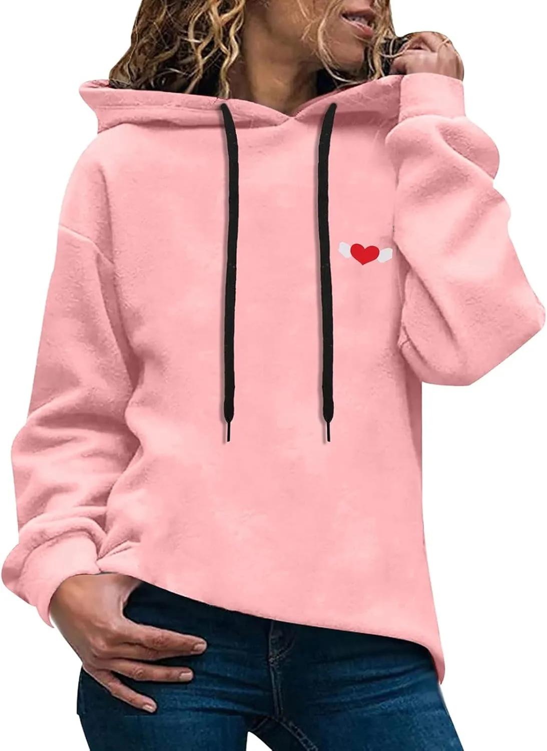 Sweatshirt Casual Printed Long Sleeved Hooded Women's Hoodies Sweatshirts Rose Hoodie Oversized Hoodie Fleece