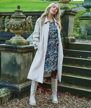 Tenna Trenchcoat in Bisquit Color- EsQualo F2408500