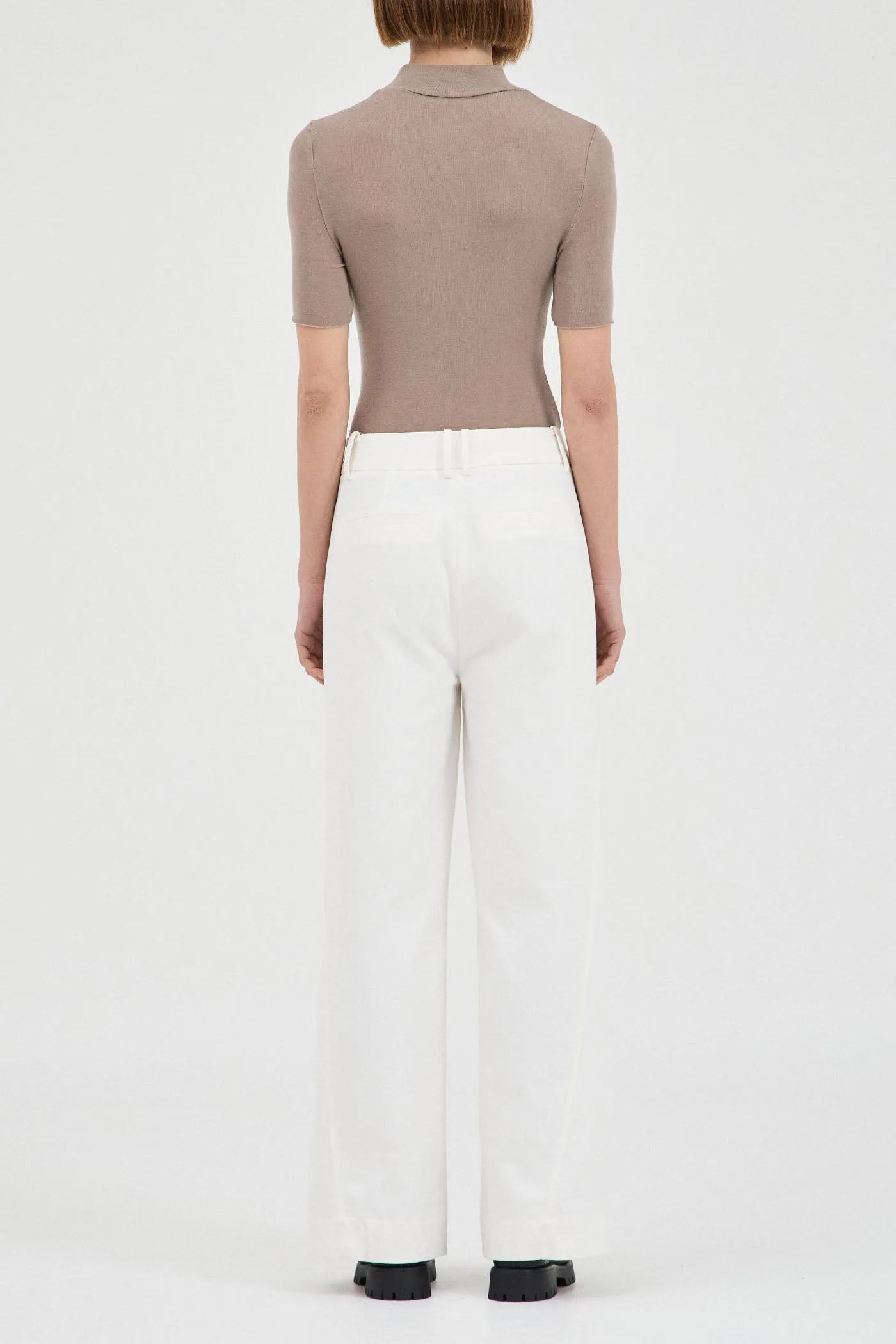 The Tencel Wool Short Sleeve Top