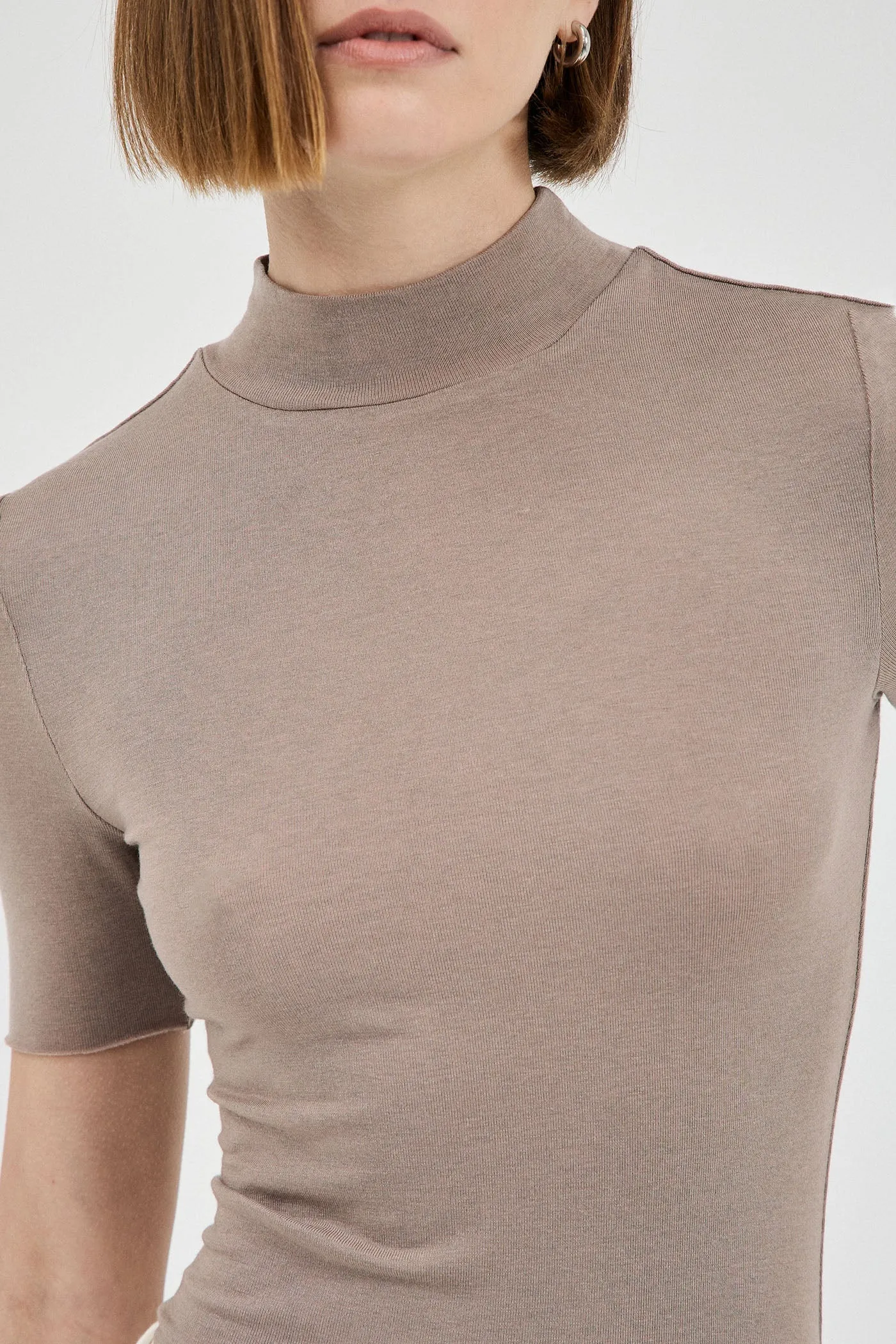 The Tencel Wool Short Sleeve Top