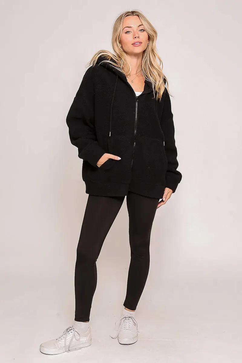 Timing Inc. Micca Hoodie Jacket  Plush, Warm & Effortlessly Stylish
