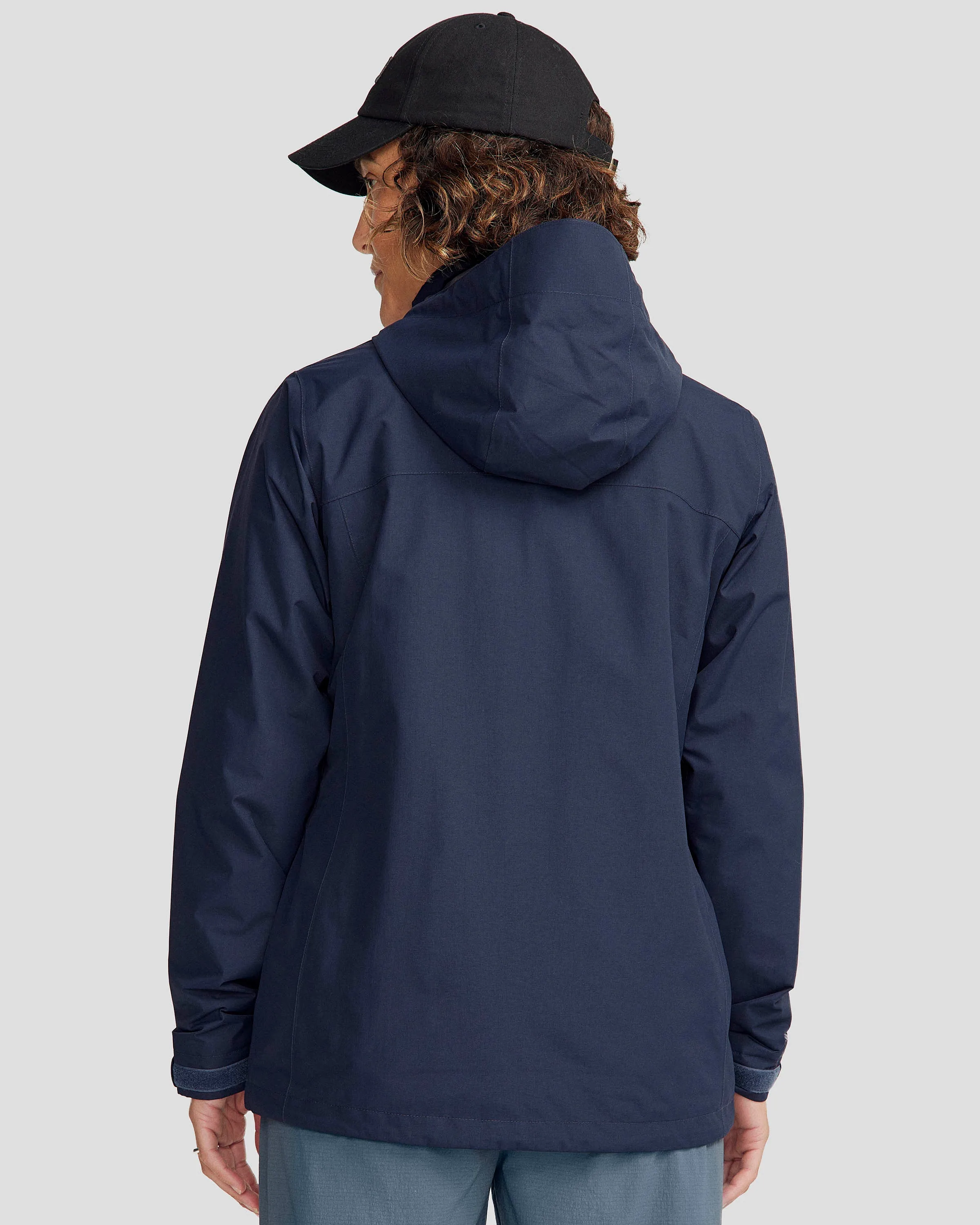 Women's Andulo 2-layer Rain Jacket - Pure Navy