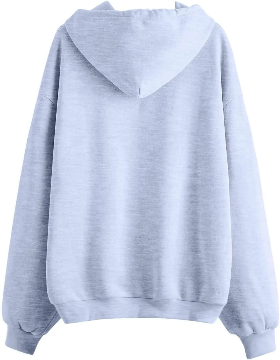 Womens Zip Up Hoodies Long Sleeve Fall Oversized Sweatshirts Fleece Y2K Jacket with Pockets 2024 Fashion Clothes