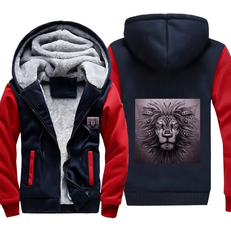 Zion Lion Fleece Jackets - Lion Winter Fleece Jacket