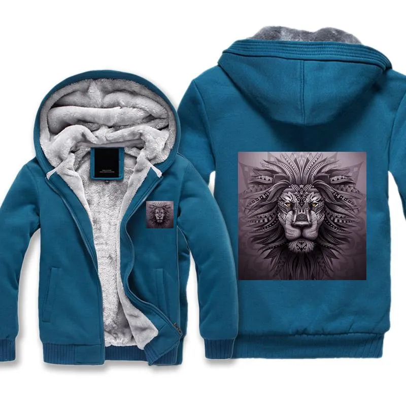 Zion Lion Fleece Jackets - Lion Winter Fleece Jacket