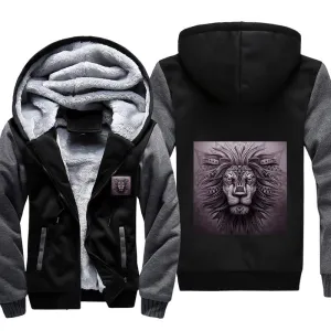 Zion Lion Fleece Jackets - Lion Winter Fleece Jacket