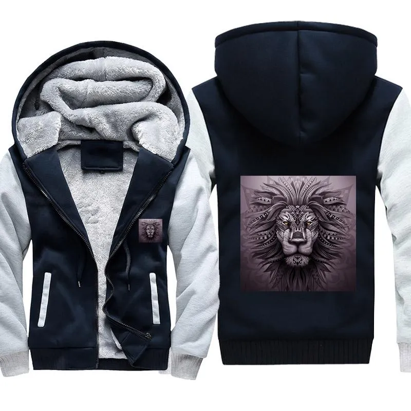 Zion Lion Fleece Jackets - Lion Winter Fleece Jacket